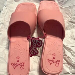 Zara x Barbie Rubber Sandals Size 9 for Women  New Sold Out